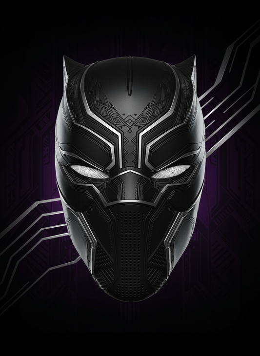 Black Panther Helmet Banner