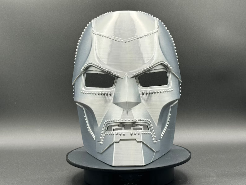 🦾 Dr. Doom RDJ Mask – Cosplay-Ready Collectible, 3D printed- with strap