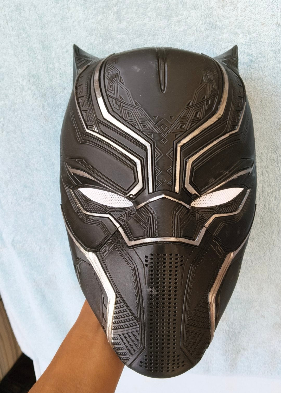 Black Panther Mask – Screen Accurate | Breathable Vents | Cosplay Ready
