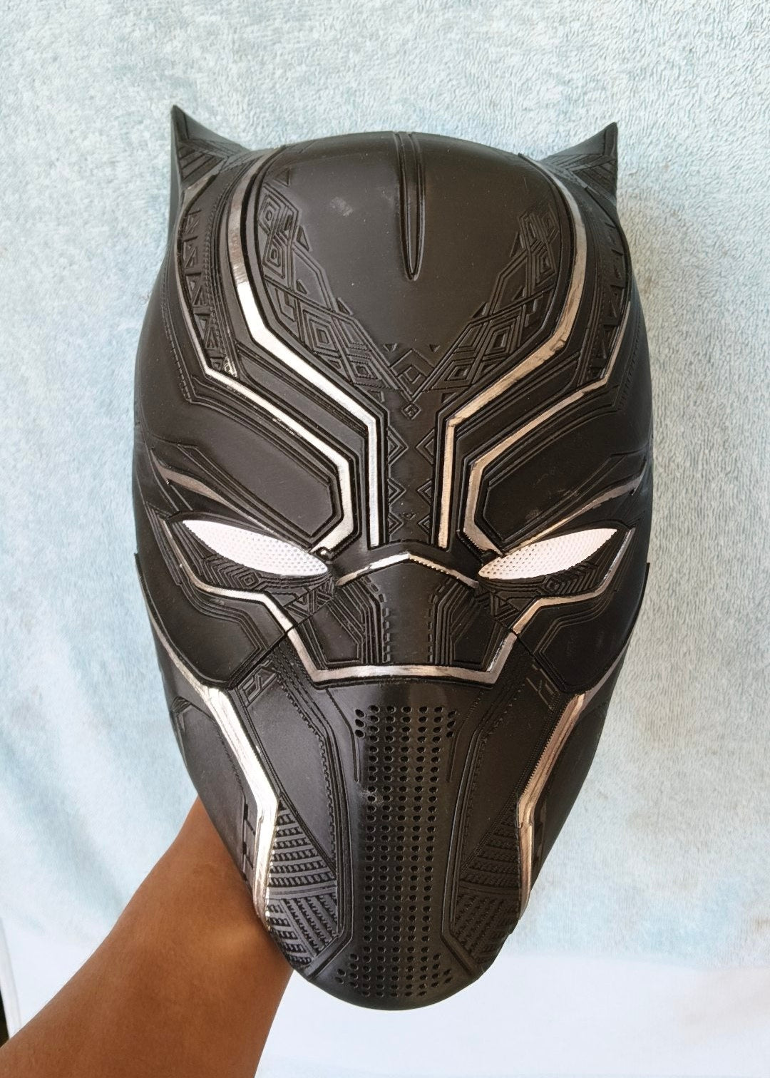 Black Panther Mask – Screen Accurate | Breathable Vents | Cosplay Ready