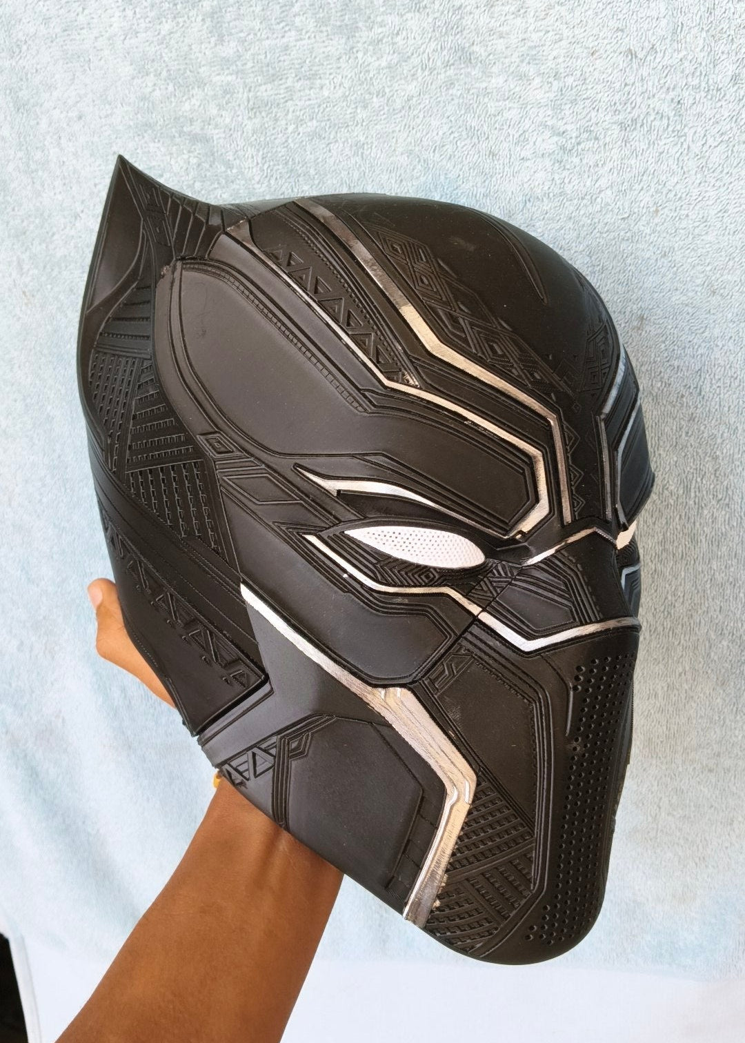 Black Panther Mask – Screen Accurate | Breathable Vents | Cosplay Ready