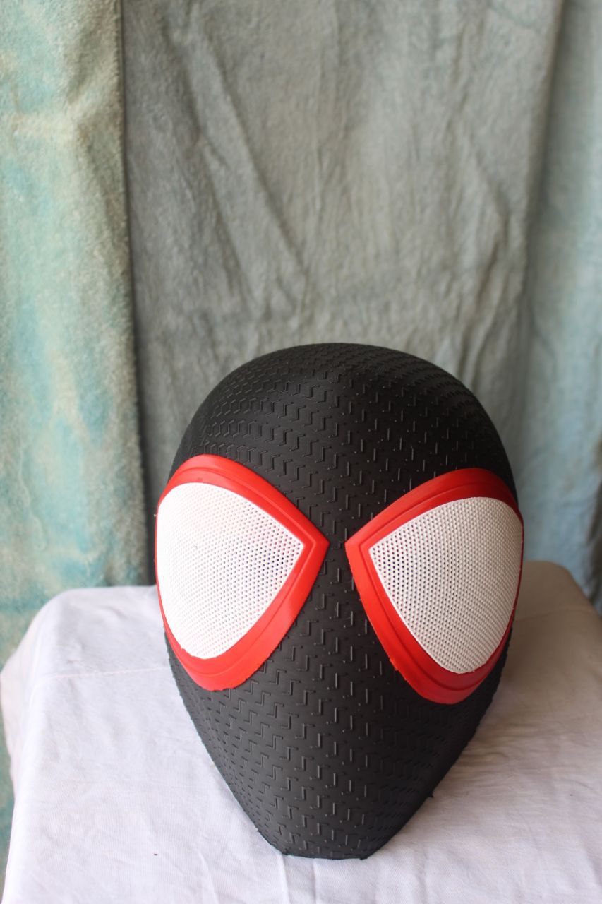 Miles Morales Mask- magnetic convertible eyes