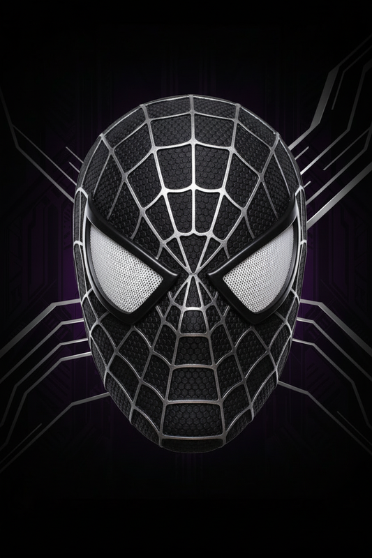 Tobey Spider-Man Black Mask Banner